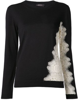 Nina Ricci lace pullover sweater
