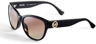 MICHAEL Michael Kors Vivian Cat Eye Sunglasses - BLACK