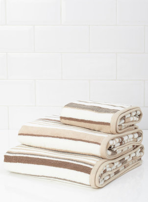 Monochrome Madison Striped Bath Sheet