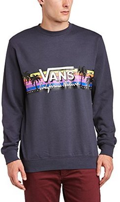 Vans Men's Cali Native II Crew Fleece Long Sleeve Sweatshirt