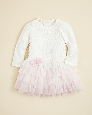 Biscotti Infant Girls' Ombre Ruffle Dress - Sizes 12-24 Months