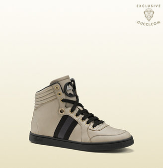 Gucci Women's High-Top Sneaker From Viaggio Collection