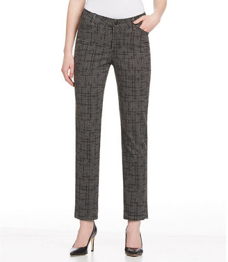 NYDJ Aileen Picnic Check Ankle Trouser Jeans