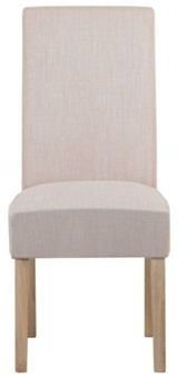 Debenhams Pair of beige 'Palma' fabric upholstered chairs