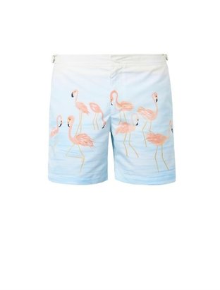 Orlebar Brown Bulldog Flamingo-print swim shorts