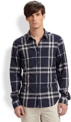 Burberry Exploded Check Sportshirt