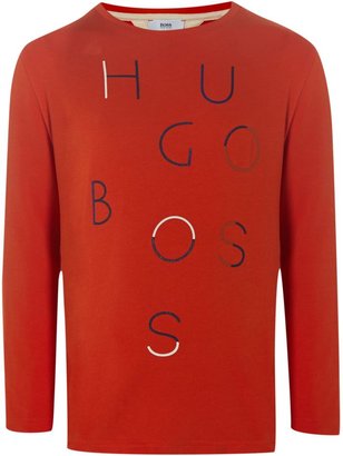HUGO BOSS Boys jersey long sleeve t-shirt