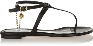 Alexander McQueen Embellished leather sandals