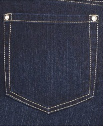 Style&Co. Plus Size Bootcut Embroidered Studded Jeans, Dazzle Wash