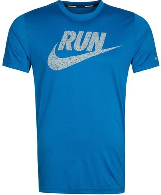 Nike Performance LEGEND RUN Sports shirt military blue/reflective silver
