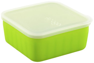 Container Store 16 oz. frego® Glass & Silicone Square Green