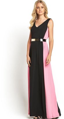 Definitions Pleated Maxi Dress