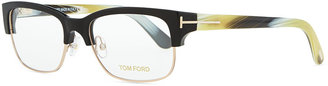 Tom Ford Optical Wire-Frame Glasses, Black
