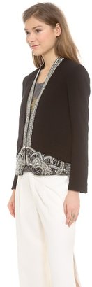 Haute Hippie Jacket with Embellished Trim