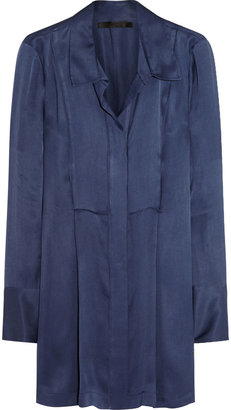 Donna Karan Silk-organza tunic