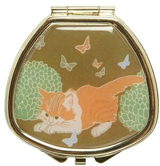 Andrea Garland Lip Balm In Vintage Inspired Pill Box - Tabby