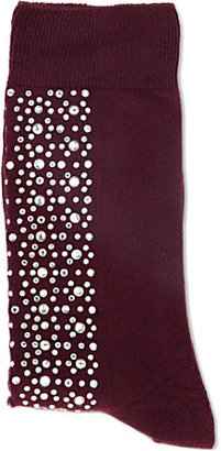 Swarovski Alto Milano studded socks