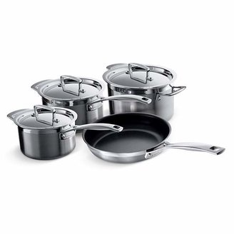 Le Creuset 3-Ply Stainless Steel 4 Piece Pan Set