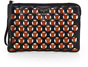 Marc Jacobs Perforated Flat Zip Pouch