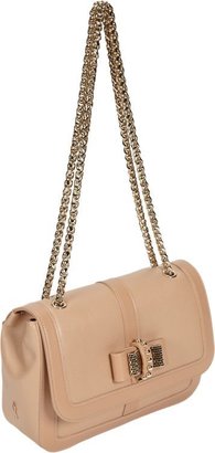 Christian Louboutin Small Sweet Charity Shoulder Bag-Nude