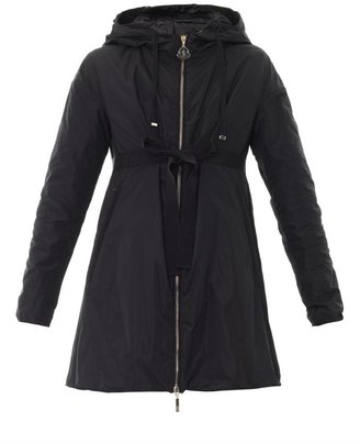 Moncler Ebene lightweight navy coat
