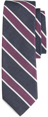 J.Crew Extra-long English cotton tie in bold stripe