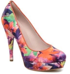 Fornarina Women's Demy Printed Rounded Toe High Heels In Multicolor - Size 4