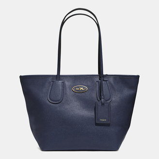 Coach Taxi Zip Top Tote In Leather