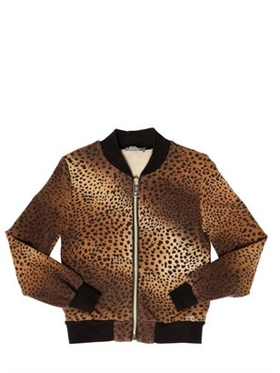 Miss Grant - Glitter Leopard Print Cotton Sweatshirt