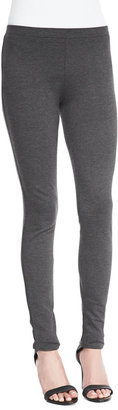 Joie Keena Knit Pull-On Leggings, Heather Charcoal
