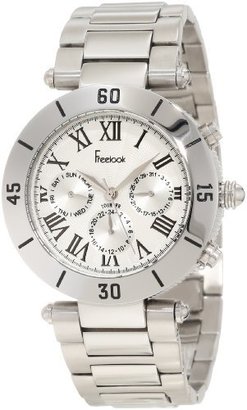Freelook Women's HA1535M-4 Stainless Steel Band W/Silver Dial. And Bezel Watch