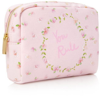 Forever 21 LOVE & BEAUTY You Rule Cosmetic Pouch