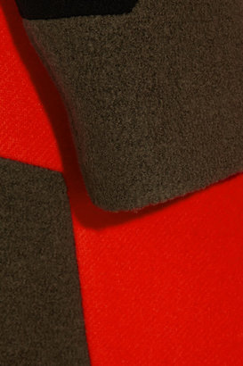Paul & Joe Kokilla color-block wool-blend coat