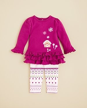 Hartstrings Infant Girls' Gumdrop Knit Top & Leggings Set - Sizes 0-12 Months