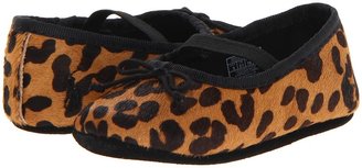 Ralph Lauren Layette Kids Allie (Leopard Haircalf) Girl's Shoes