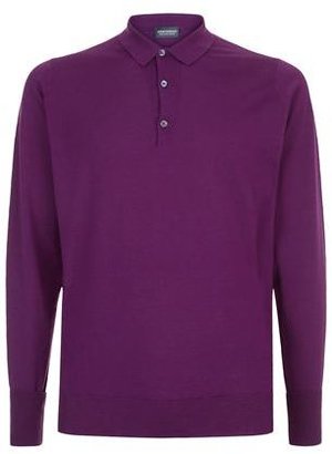 John Smedley Cotswold Long Sleeve Polo Shirt