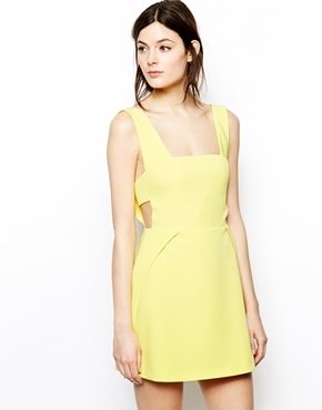 BA&SH Pinafore Dress - Lemon