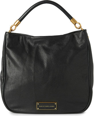 Marc by Marc Jacobs Too Hot to Handle Leather Hobo, Women's, Black