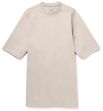 Rick Owens Oversized Short-Sleeved Cotton Sweatshirt