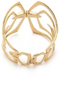 Alexis Bittar Encrusted Mirrored Hinge Bracelet