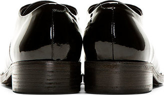 Marsèll Black Patent Leather Zucchina Derbys