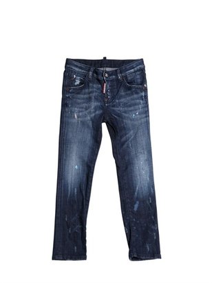 DSquared 1090 Dsquared2 - Slim Fit Washed Cotton Denim Jeans