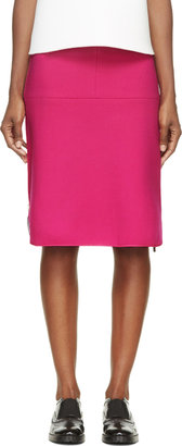 Marni Fuchsia Double Zip Skirt