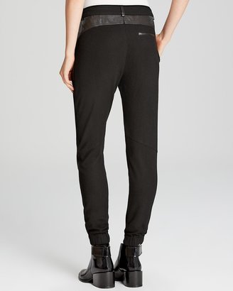 Vince Pants - Leather Trim Relaxed