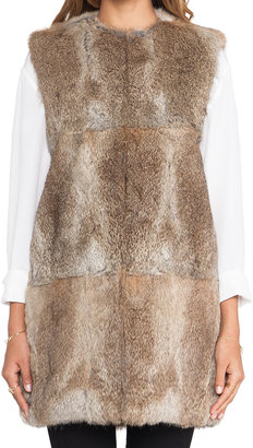 Jenni Kayne Rabbit Fur Vest