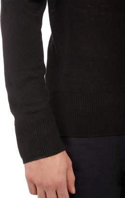 John Varvatos Whip-Stitched V-Neck Pullover Sweater