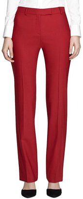 Brooks Brothers Lucia Fit Slim Wool Trousers