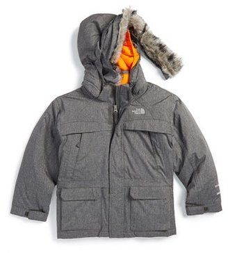 The North Face 'McMurdo' Waterproof Down Parka with Faux Fur Trim (Toddler Boys & Little Boys)