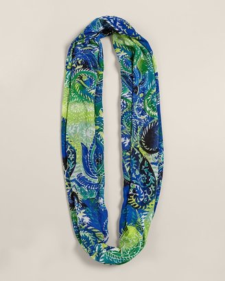 Chico's Painted Scroll Infinity Scarf
