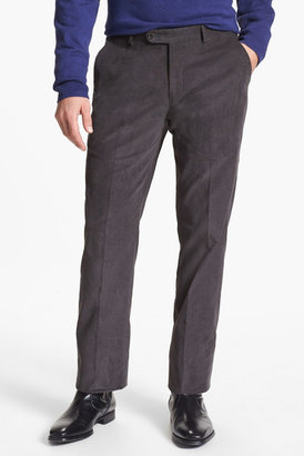 John Varvatos Star USA By  Star USA 'Astor' Slim Fit Flat Front Corduroy Trousers